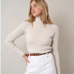 ZARA Cream Turtleneck Sweater
